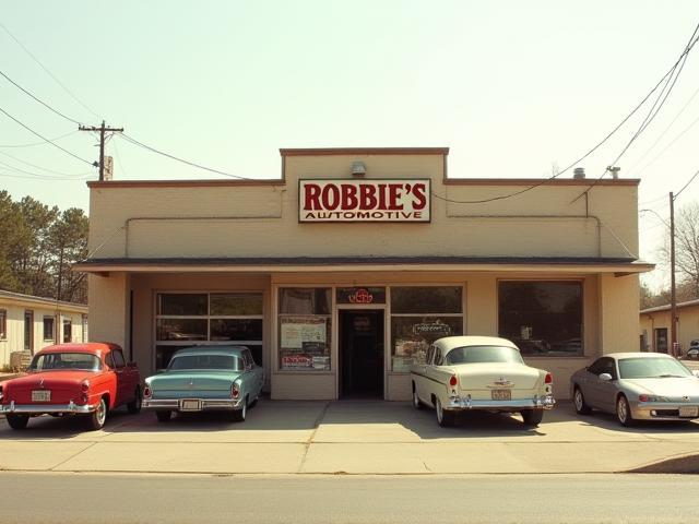 Original Robbie's Automotive service shop in Augusta, Georgia in 1995