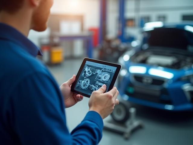 Digital vehicle inspection with photos and video display
